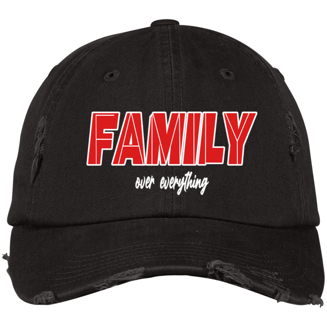 Family Over Everything Distressed Hat