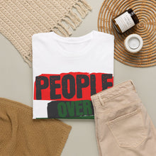 Load image into Gallery viewer, People Over Profit T-Shirt — "All Power to the People" Social Justice Tee
